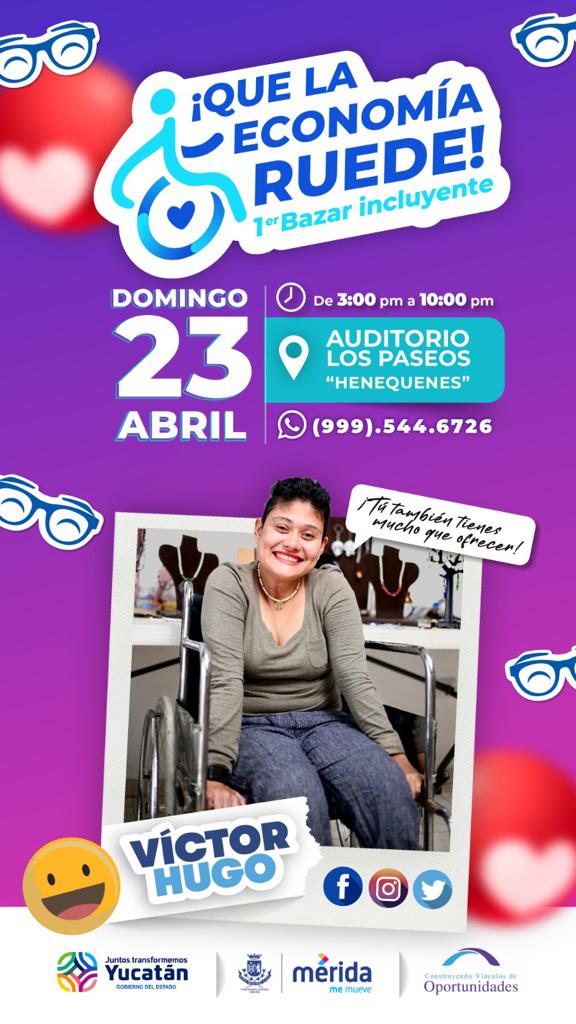 Lozano Poveda realizará bazar inclusivo en Paseo de&nbsp;Henequenes