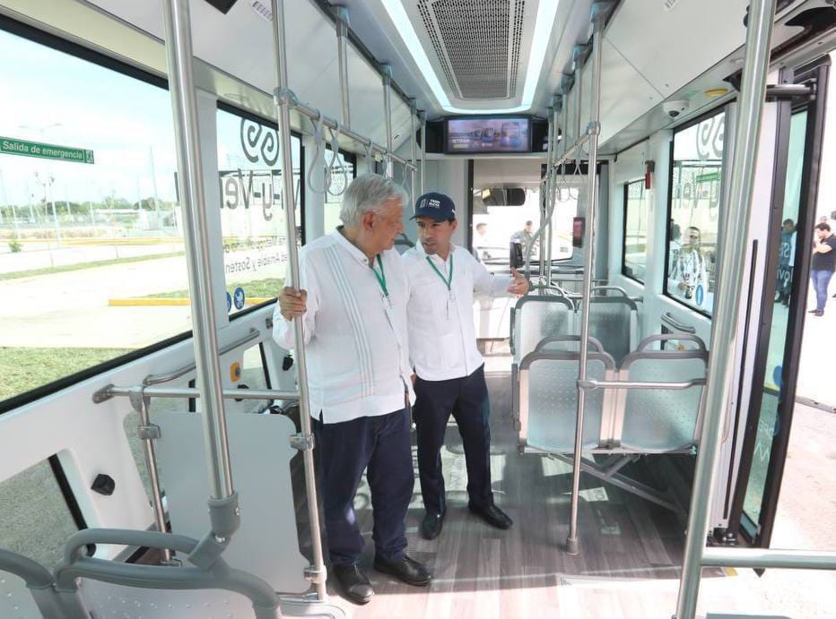 Entre 120 y 140 kilómetros por hora viajó el Tren Maya de Campeche a&nbsp;Teya