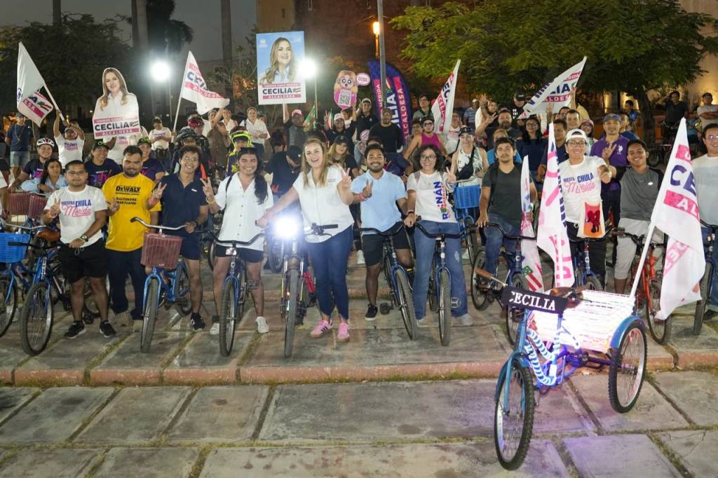 Cecilia Patrón se compromete a mejorar la movilidad con «Mejor en&nbsp;Bici»