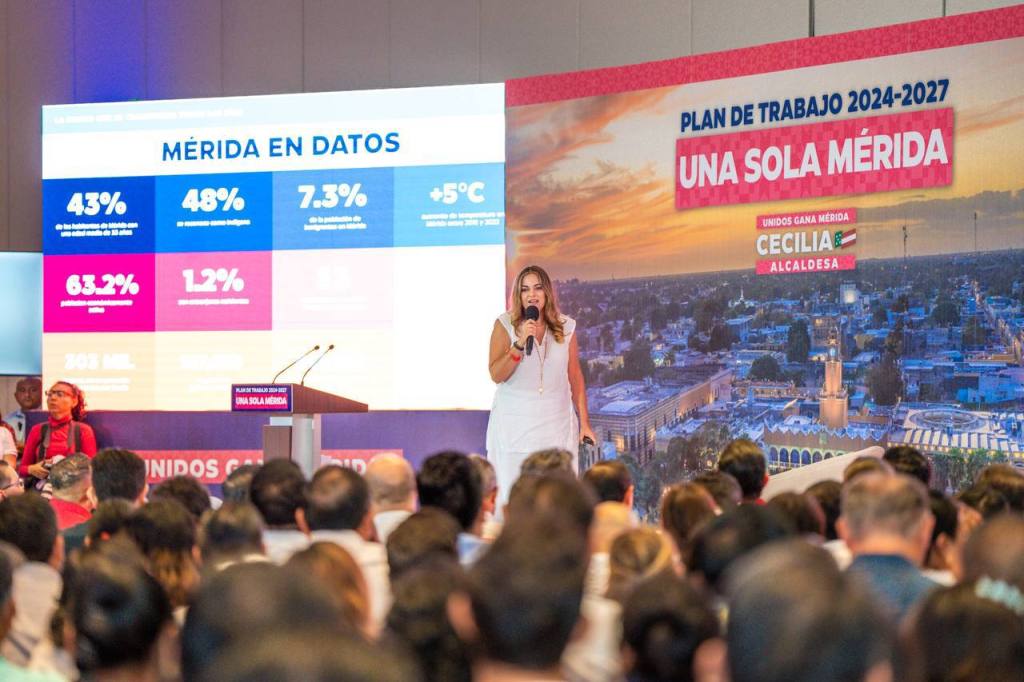 Cecilia Patrón presentó seis ejes para&nbsp;Mérida