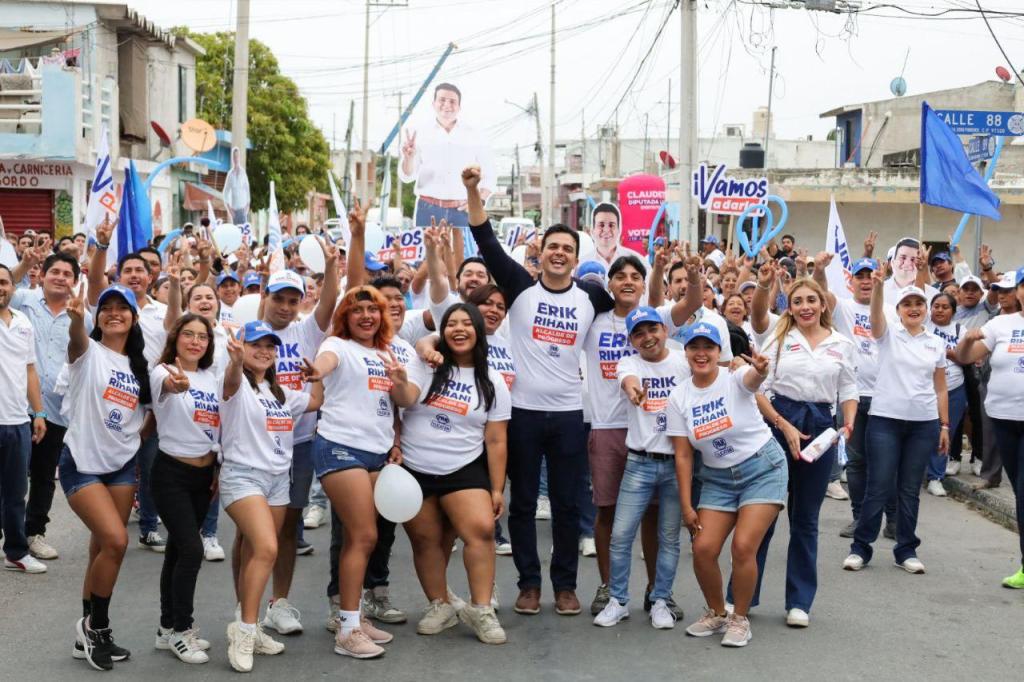 Rihani con viento a favor tras una semana de campaña en&nbsp;Progreso