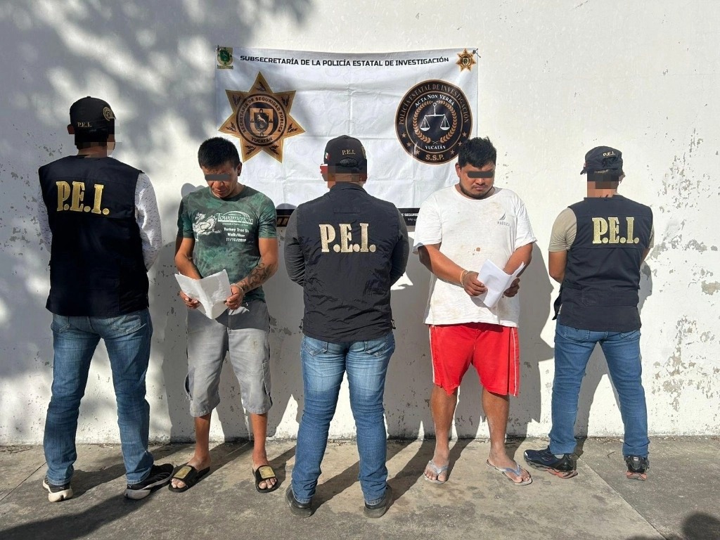 Detiene SSP a cinco presuntos responsables del homicidio en Tekit