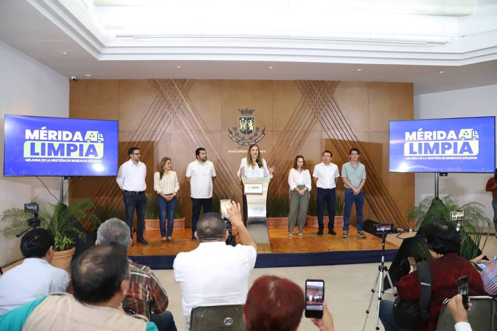 Para tener una ciudad que brille, Cecilia Patrón lanza «Mérida&nbsp;Limpia»